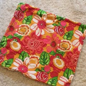 World market bright floral pillow cover